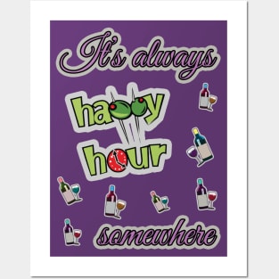 Happy Hour Posters and Art